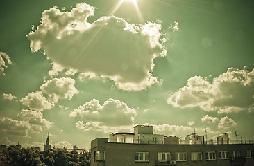 Image showing Sky with clouds.