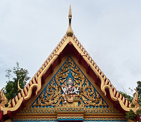 Image showing Gable Apex of Thai Temple