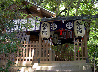 Image showing Temple In The Forest