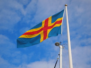 Image showing Flag of Ã…land Islands 