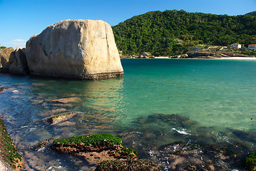 Image showing Crystalline sea beach in Niteroi, Rio de Janeiro, Brazil