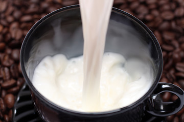 Image showing coffee with milk