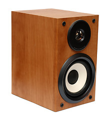 Image showing wooden music speaker