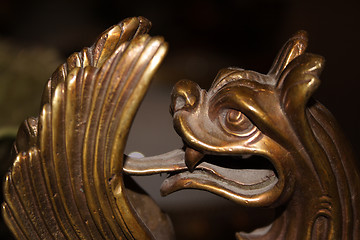 Image showing bronze dragon