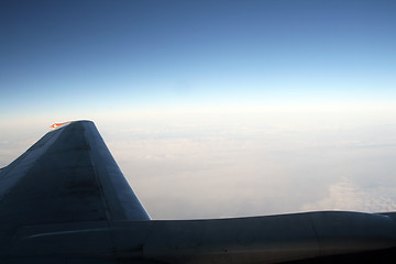 Image showing looking from the plane