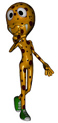 Image showing Michael cartoon chameleon character