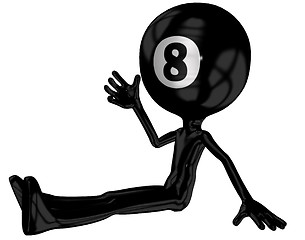 Image showing Michael billiard cartoon character