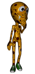 Image showing Michael cartoon chameleon character