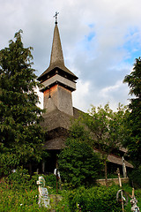 Image showing Wooden church in Maramures