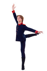 Image showing stylish dancer is posing