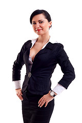 Image showing Business Woman with hands on hips