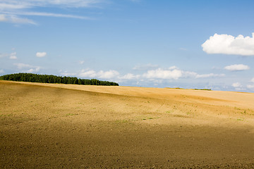 Image showing  ploughed agricultural field