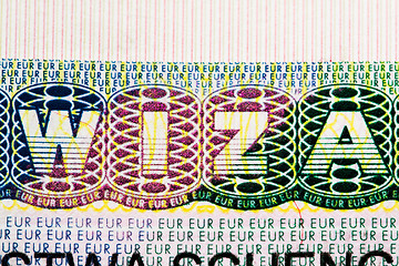 Image showing visa (viza)