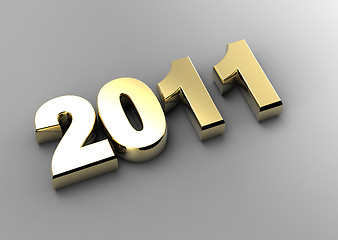 Image showing 3d new year 2011