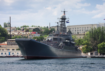 Image showing Battleship in Sevastopol