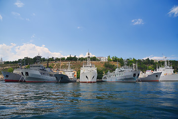 Image showing Various ships in Sevastopol