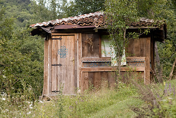 Image showing old wooden house