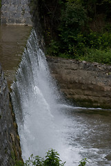 Image showing dam on the river