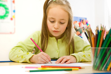 Image showing Child drawing