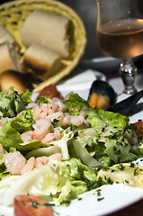 Image showing seafood salad bonifacio corsica france