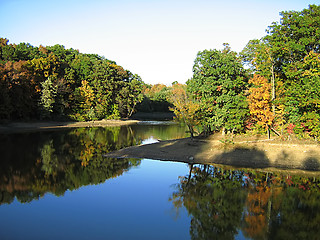 Image showing Autumn At Water's Edge