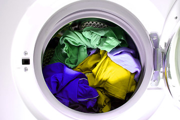 Image showing Clothes in laundry