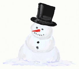 Image showing snowman