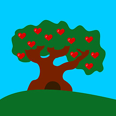 Image showing Tree of love