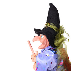 Image showing Witch with broom