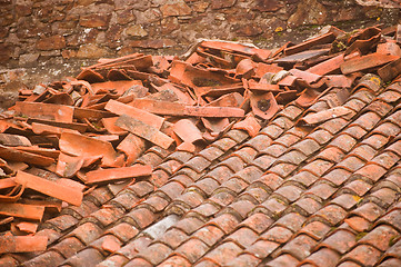 Image showing Roof after storm