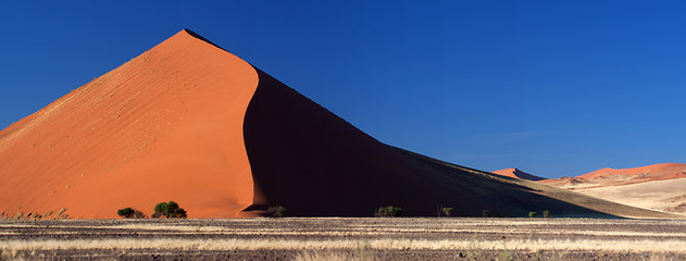 Image showing red dunes of sossusvlei