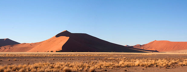 Image showing red dunes of sossusvlei