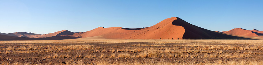 Image showing red dunes of sossusvlei