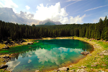 Image showing Alpine lake (Italy)