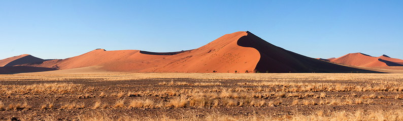 Image showing red dunes of sossusvlei