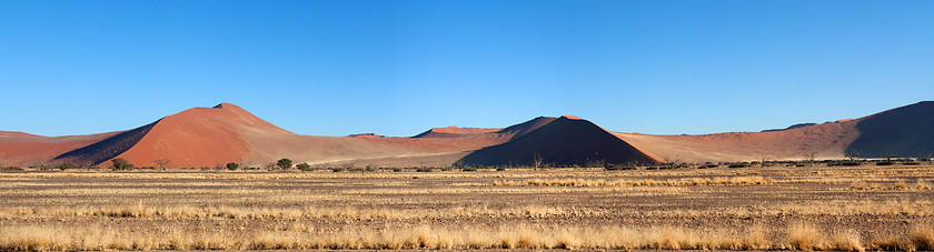 Image showing red dunes of sossusvlei