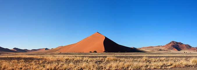 Image showing red dunes of sossusvlei