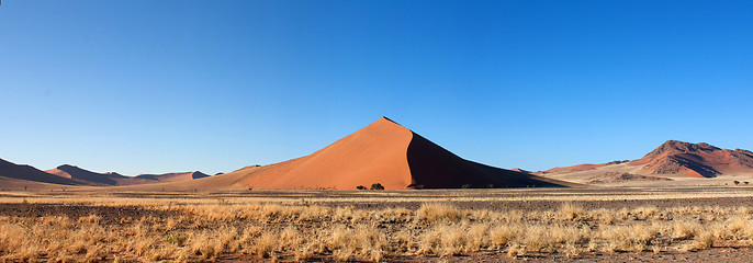 Image showing red dunes of sossusvlei