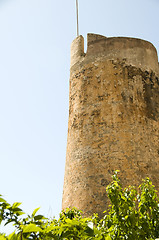 Image showing fortress tower the Citadel Bonifacio Corsica