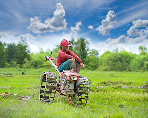 Image showing taking a break