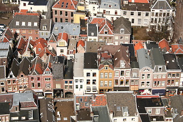 Image showing Aerial city view