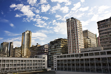 Image showing downtown city and old building