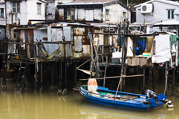 Image showing Tai O, A small fishing village in Hong Kong 