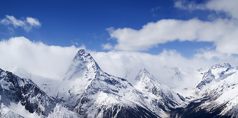 Image showing Panorama Caucasus Mountains