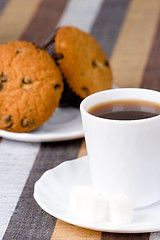 Image showing coffee and muffins