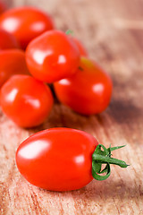 Image showing fresh tomatoes bunch 