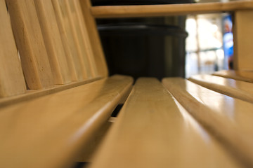 Image showing Close up on the Bench