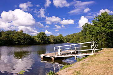 Image showing Floating jetty