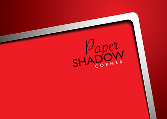Image showing paper template red