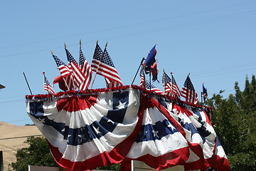 Image showing American Flags